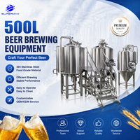 Équipement de brasserie artisanale 500L 5BBL, équipements pour la fabrication de bière, microbrasserie en acier inoxydable