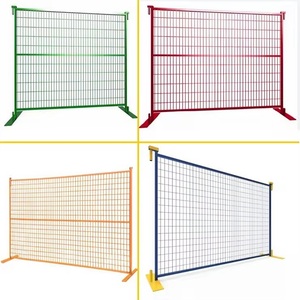 Clôture temporaire à maillons avec cadre en fer et acier au carbone, galvanisée à chaud, facile à assembler, clôture extérieure <span class=keywords><strong>de</strong></span> l'usine d'Anping - Product Image 5