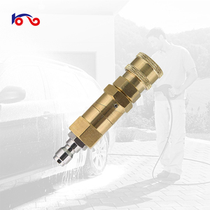 Adaptador pivotante <span class=keywords><strong>para</strong></span> lavadora, acoplador pivotante de conexión rápida de 1/4 de pulgada, boquillas de pulverización de alta presión con ángulos ajustables de 360 grados - Product Image 3