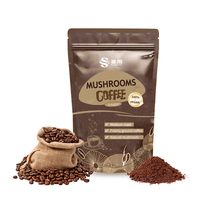 Café aux champignons en marque blanche OEM, 10-en-1, poudre instantanée de café aux champignons, adaptogène, café aux champignons Arabica