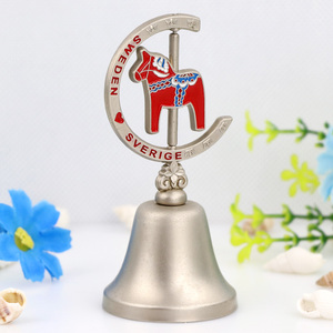 Fabrikant Prijs Souvenirs Luxe Custom Logo Zinklegering Metaal 3d Hand Diner Bel - Product Image 5