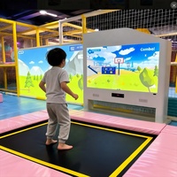 Jeu de projection sur trampoline immersif commercial pour tous les âges - Équipement de fitness et d'entraînement sportif pour enfants