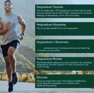 แมกนีเซียมซิเตรต500มก. อาหารเสริมกล้ามเนื้อหัวใจให้แข็ง<span class=keywords><strong>แรง</strong></span>ยาไกลซิเนตแคปซูล - Product Image 3