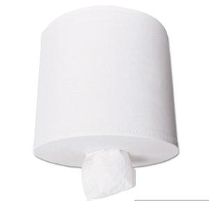 Papier toilette écologique de qualité supérieure, à déroulement central, doux, en pâte de bois vierge, 2 plis, blanc, pour usage en salle de bain - Product Image 5