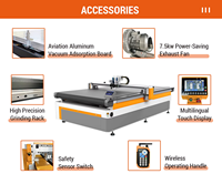 Dake CNC Oszillierende Messerschneidemaschine mit CCD-Kamera und Pumpenmotor, Automatischer Stoff- und Lederschneider