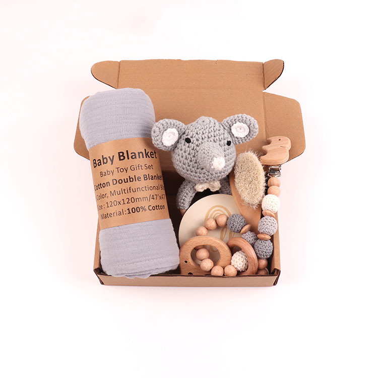 Juego de seis piezas de elefante.