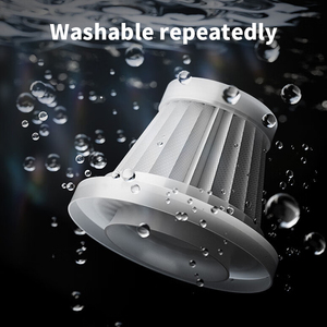 เครื่องดูดฝุ่นในรถยนต์แบบมือถือคุณภาพสูง พกพาสะดวก 2 ระดับความเร็ว ถ้วยเก็บฝุ่น 0.4 ลิตร ใช้งานได้ 18 นาที ขนาดเล็ก ไร้สาย ชาร์จผ่าน USB แรงดูด 3500Pa ใช้ได้ทั้งในรถและบ้าน - Product Image 2