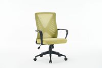 Chaise de bureau contemporaine de luxe confortable en maille PVC, hauteur réglable, fonctionnalités multifonctions, base en aluminium pour le bureau
