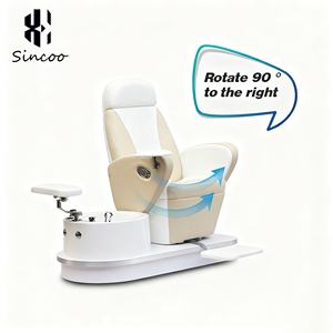 Silla de pedicura giratoria sin plomería de fabricante, silla de Spa para uñas, silla de salón, pedicura, silla de masaje de pies para salón de uñas - Product Image 3