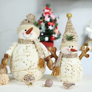 Muñeco de Nieve Navideño de Peluche, Decoración Navideña para Interiores, Juego Familiar - Product Image 4