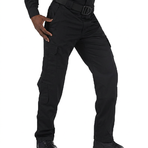 Combinaison de travail unisexe personnalisée à manches longues en coton respirant avec plusieurs poches, gilet de sécurité et pantalon de travail - Product Image 1