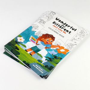 Libro de Colorear Personalizado con Animales del Mundo, Encuadernado con Grapa, Papel Grueso, Educativo para Niños de 3 a 8 Años, Venta al Por Mayor OEM - Product Image 3
