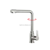 Robinet Mitigeur Chaud/Froid Monocommande à Fixation Murale en Nickel Brossé, Design Moderne, en Acier Inoxydable SS304, pour Salle de Bain et Douche - Vente Flash