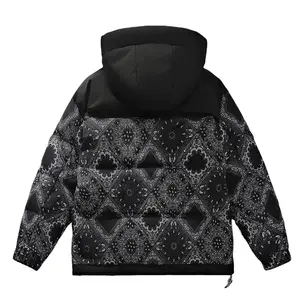 Herren Winter Duck Daunen jacke Paisley Letter Printed Daunen jacke Outdoor Daunen mantel Factory Padded Puffer Jacket For Man