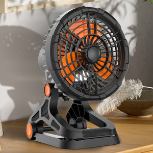 New Outdoor Camping Charging Long Endurance Large Capacity Fishing Portable <strong>Mosquito</strong> Camping Shaking Head Fan Light - Product Image 6