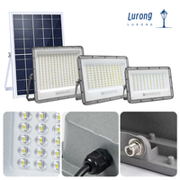 Projecteur LED solaire extérieur Super Lumen 200W IP65 avec angle de faisceau de 150°, lumière du jour 6000K, prix compétitif