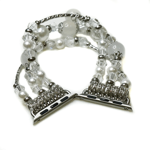 Banda de Metal adaptador de diamantes con incrustaciones de bucles de anillos <span class=keywords><strong>para</strong></span> <span class=keywords><strong>Apple</strong></span> <span class=keywords><strong>Watch</strong></span> <span class=keywords><strong>iPhone</strong></span> <span class=keywords><strong>6</strong></span> 5 4 - Product Image 5