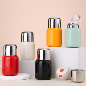 Venta al por mayor <span class=keywords><strong>Mini</strong></span> 316 Acero inoxidable aislado Linda botella de agua fiesta al aire libre niños tazas de café vaso frasco para dama - Product Image 1