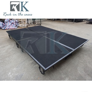 เวทีเหล็กพับได้พร้อมล้อ / เวทีงานแต่งงาน / แท่นเวทีพกพาสำหรับงานอีเว้นท์ - Product Image 2
