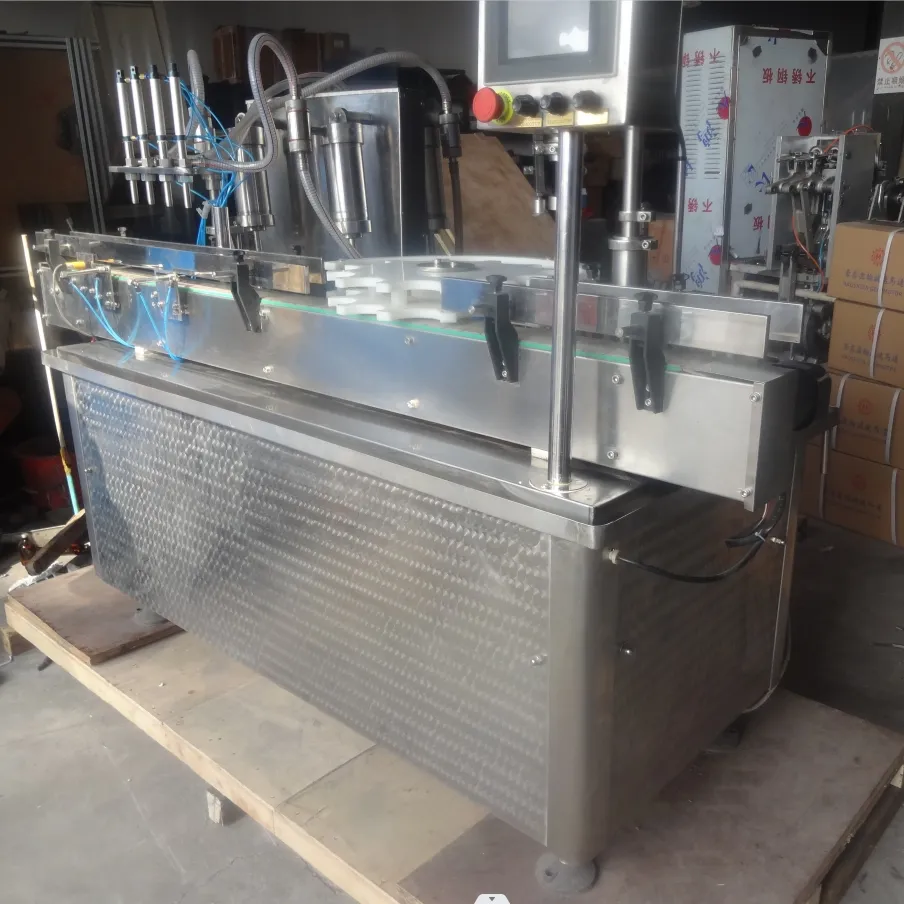 5ml 10ml 20ml Liquid Automatic Production Filler Packaging Line Full Auto Bottle Filling Capping Machine