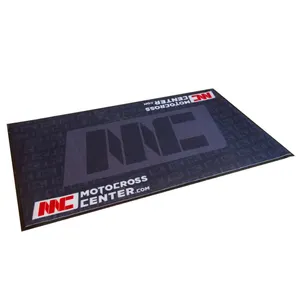 Personalized mat Rubber backing Motorcycle mat for Golf Carts,Motorcycles,Protect Garage and Shop Floor Surface