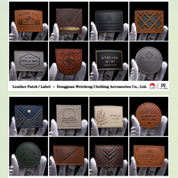 Étiquette en cuir personnalisée 3D gaufrée ou débossée en PU, véritable cuir, logo de marque, étiquettes pour vêtements, jeans, sacs, chapeaux, badges, autocollantes