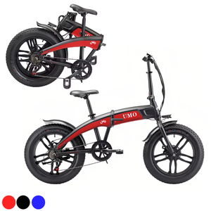Mini-moto pliable 7 vitesses avec moteur arrière sans balais, cadre en aluminium, pneu neige 20 pouces, batterie 48V 12.8Ah, vélo électrique JYOP-EB05 - Product Image 1