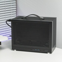 FlashScale G300 Metal Full Tower Case for MicroATX Desktop Computers with Side Panel Window
