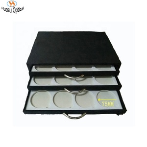 EVA Black Sunglasses Lenses Display Storage Box Optical Suitcase Bag Sun Lens Showcase