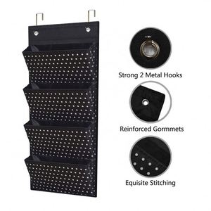 Top Selling Hanging Wall Clear Pocket Over the Door Clothes Rack Hanger Organizer - Product Image 5