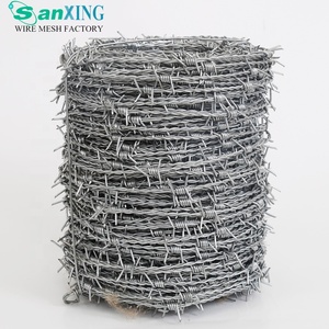 ลวดหนามชุบสังกะสีคุณภาพสูง ขนาด 2 มม. แบบบิดเกลียวสองชั้น ม้วน 25 กก. ยาว 500 ม. สำหรับทำรั้ว - Product Image 2