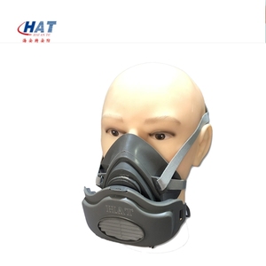 2026 Neue Chinesische Halbgesichts-Gasmaske mit Atemventil Wiederverwendbar 3-Schicht Silikon Grau T3 Modell - Product Image 5