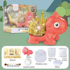 Laboratorio de Cultivo de Cristales de Dinosaurio, Proyecto Químico Innovador, Cristales Mágicos de Acción Rápida, Set de Actividades de Aprendizaje Sostenible - Product Image 2