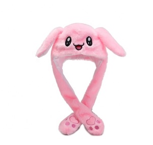 Korea Style Cute Baby Kids Animal Shape Soft <strong>Plush</strong> Moving Jumping Dancing Bunny Rabbit <strong>Hat</strong> - Product Image 6