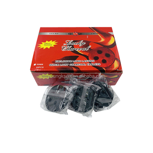 <span class=keywords><strong>Carbone</strong></span> <span class=keywords><strong>di</strong></span> Legna Rotondo YKS 50mm per Narghilè, <span class=keywords><strong>Carbone</strong></span> Lucky - Product Image 5