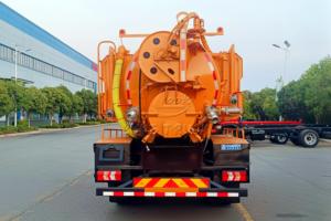 Camión de Saneo Shacman G1 de 11m³ con Bomba de Vacío de Alta Succión Accionada por Motor Auxiliar, Bomba de Limpieza con Chorro de Agua a Presión Máxima de 22MPa - Product Image 6