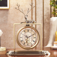 Salon étude bureau horloge chambre bureau horloge moderne fer ornements personnalisé mode horloge métal artisanat