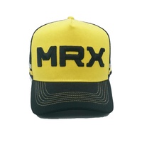 Gorras deportivas con sello bordado 3D de alta calidad, rayas laterales, 5 paneles, Unisex, perfil alto, gorras de camionero en blanco, venta al por mayor