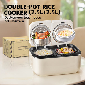 Cuisinière à riz double cuve 5 litres pour 3-4 personnes - Product Image 2