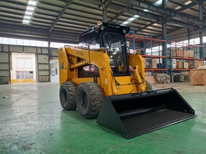 Cargadoras Compactas de Dirección Deslizante con Ruedas JH100, de Alta Maniobrabilidad y Aplicaciones Multifuncionales para Construcción y Agricultura - Product Image 2