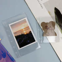 Document d'archives et photo 2.6x4.8 pouces pochettes en plastique Page Pocket Protector 6 reliures à anneaux Pocket A7 Protecteurs de feuilles transparentes