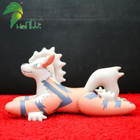 2025 Hongyi PVC gonflable chien grinçant personnalisé piscine Sph renard gonflable Husky