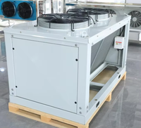 Condenseur à air refroidi à haut rendement avec ventilateur triaxial en V, compresseur semi-hermétique Copeland, température personnalisable