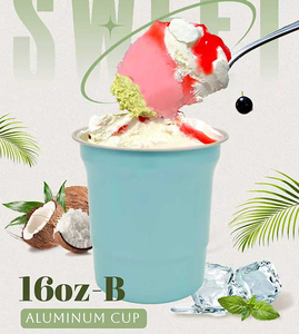 Customized Logo Durable Aluminum 20oz Beer Tumbler 400-600ml <b>Cup</b> for Recyclable Outdoor <b>Party</b> Coffee & Cold Drinks - Product Image 2