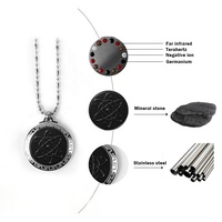 HOONNI collier pendentif énergie scalaire quantique personnalisé pendentif énergie scalaire science quantique original