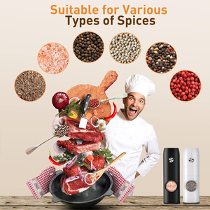 <span class=keywords><strong>Moulin</strong></span> à <span class=keywords><strong>poivre</strong></span> automatique noir à gravité pour la cuisine <span class=keywords><strong>Moulin</strong></span> à <span class=keywords><strong>poivre</strong></span> et <span class=keywords><strong>sel</strong></span> électrique rechargeable USB - Product Image 6