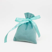 Sac cadeau rectangulaire personnalisé en velours recyclable pour perruques, pochette en microfibre de haute qualité, sac à bijoux doux avec cordon de serrage anti-rayures
