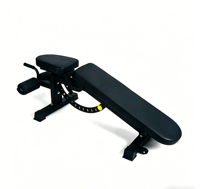 Banc de musculation pliable réglable en fer pour usage commercial, directement de l'usine
