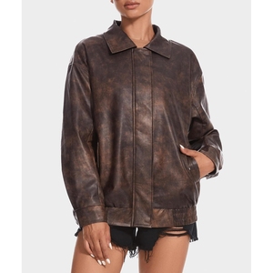 Veste en cuir de serpent de haute qualité pour femmes, écologique, imperméable, design classique, nouvelle collection automne-hiver - Product Image 6