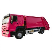 Camion compacteur de déchets à chargement arrière HOWO 371HP, fourni directement par l'usine, pour le marché mondial